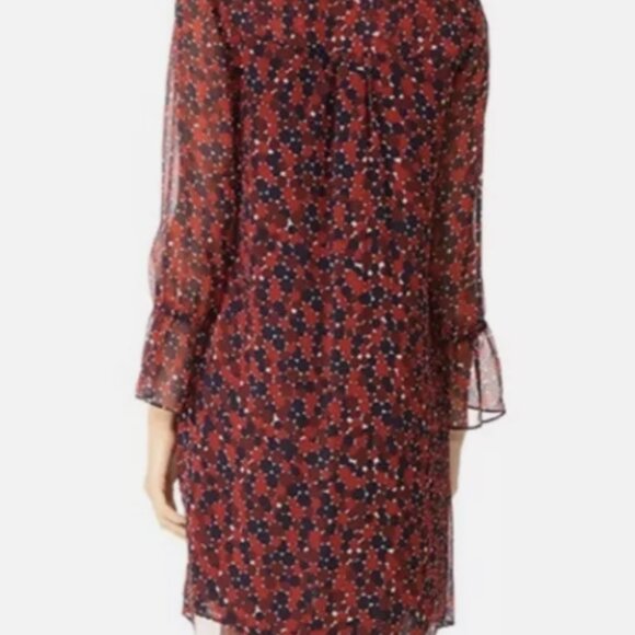 Diane von Furstenberg Kourtni Silk Sheath Knee Dress Pirouette Dot Red XS $469 - Picture 12 of 12